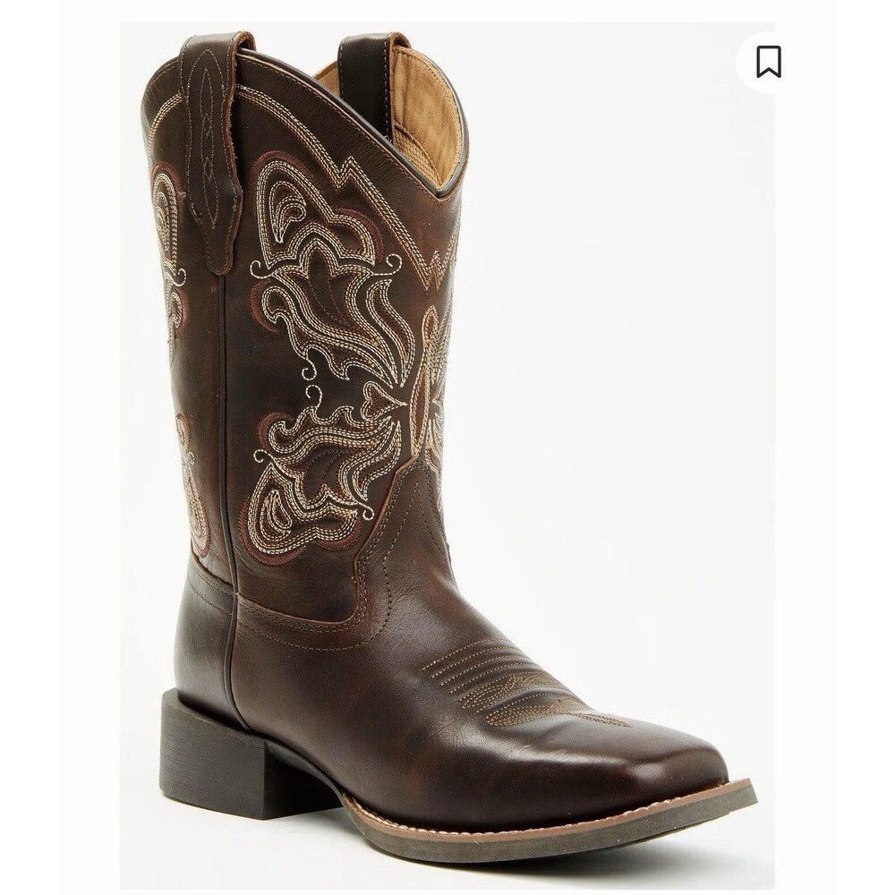 NWOT Shyanne Solstice Women’s Flynn Western Boots Brown Leather Sz 7 Cowboy